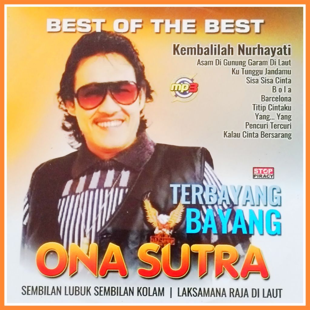 Kaset MP3 Audio 154 Lagu Dangdut ONA SUTRA - YUS YUNUS - ASHRAFF Album Pilihan Terlaris