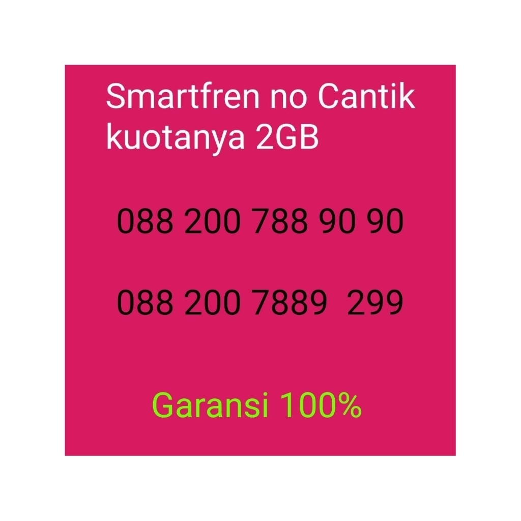 smartfren no cantik kuotanya 2GB