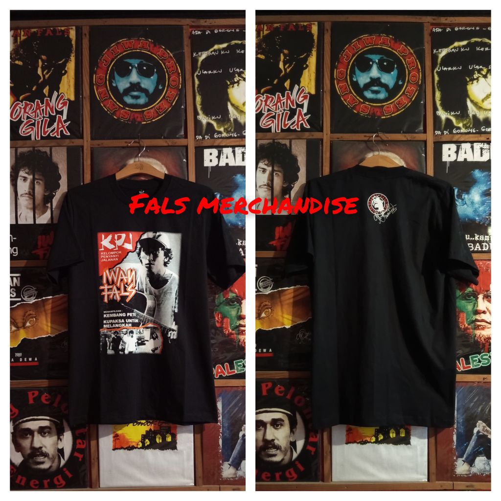 kaos iwan fals original serdadu cover album KPJ