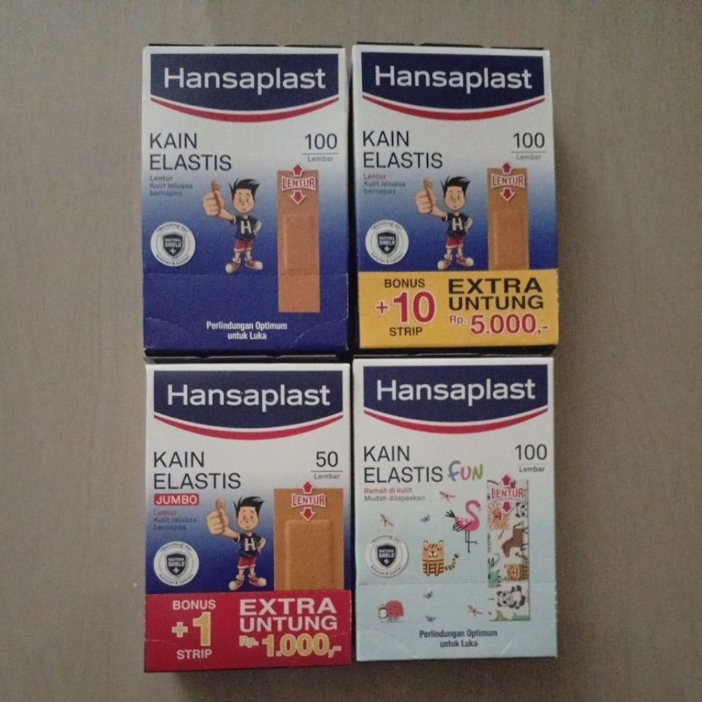 HANSAPLAST PLESTER 2637 ISI 100 LEMBAR + JUMBO ISI 50 LEMBAR