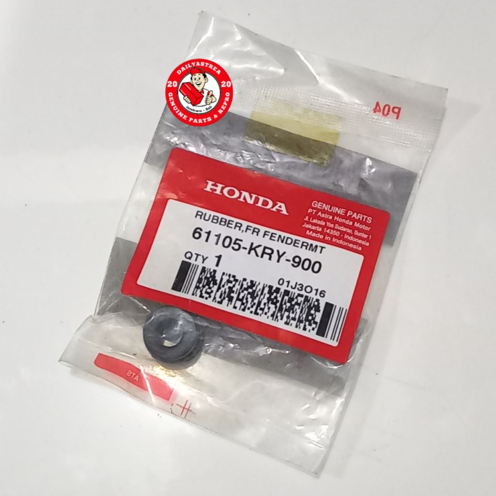 KARET RUBBER FRONT FENDER SLEBOR SPAKBOR DEPAN HONDA CBR150R CBR 150 R 2014 ORIGINAL 61105-KRY-900