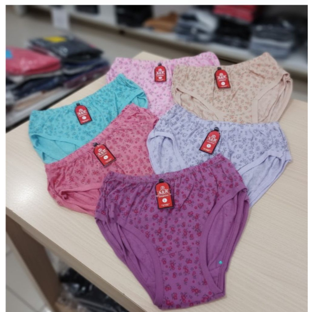 Celana Dalam Wanita - Isi 3 Cd Perempuan Dewasa Remaja Motif lucu