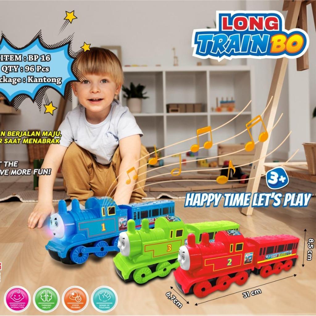 Mainan Kereta THOMAS 2 Gerbong MUSIK LAMPU Mainan KERETA THOMAS & FRIEND
