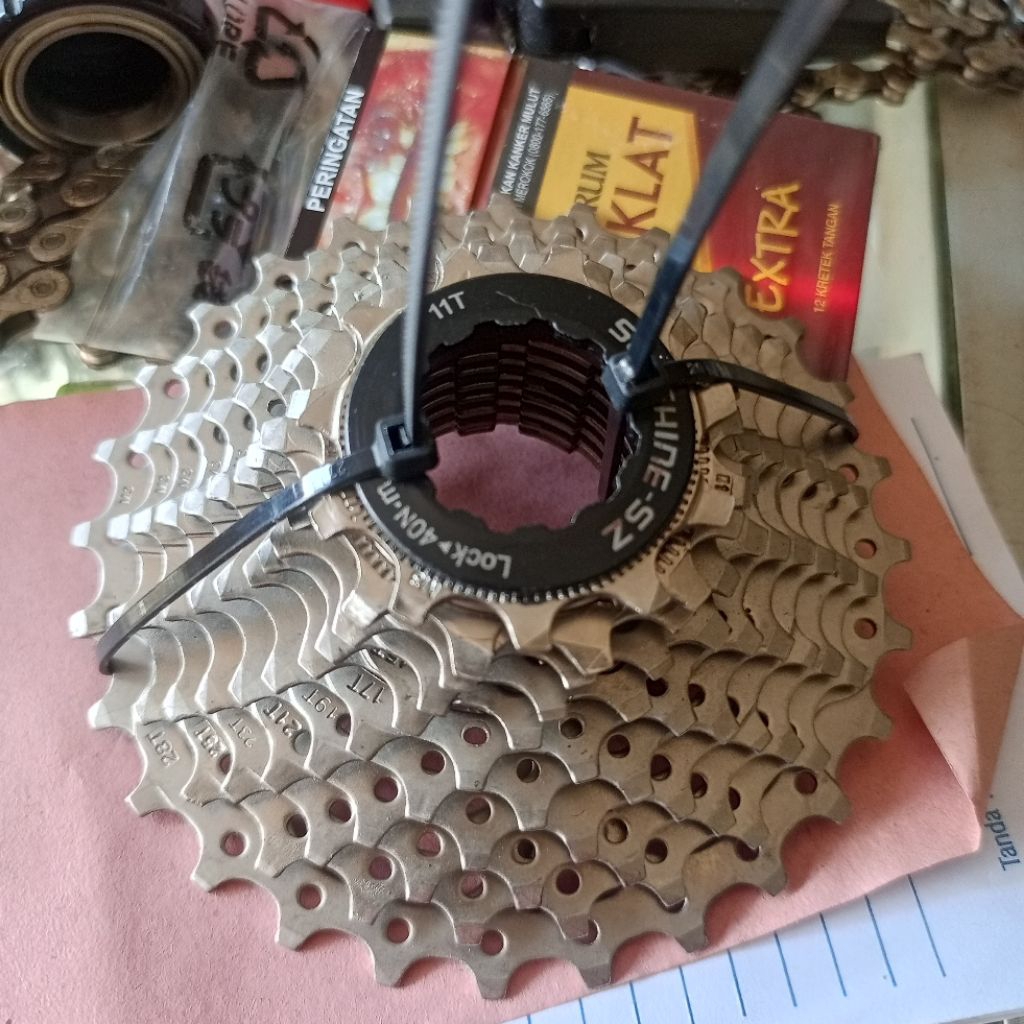 sprocket 11 speed sunshine 11-25t copotan baru