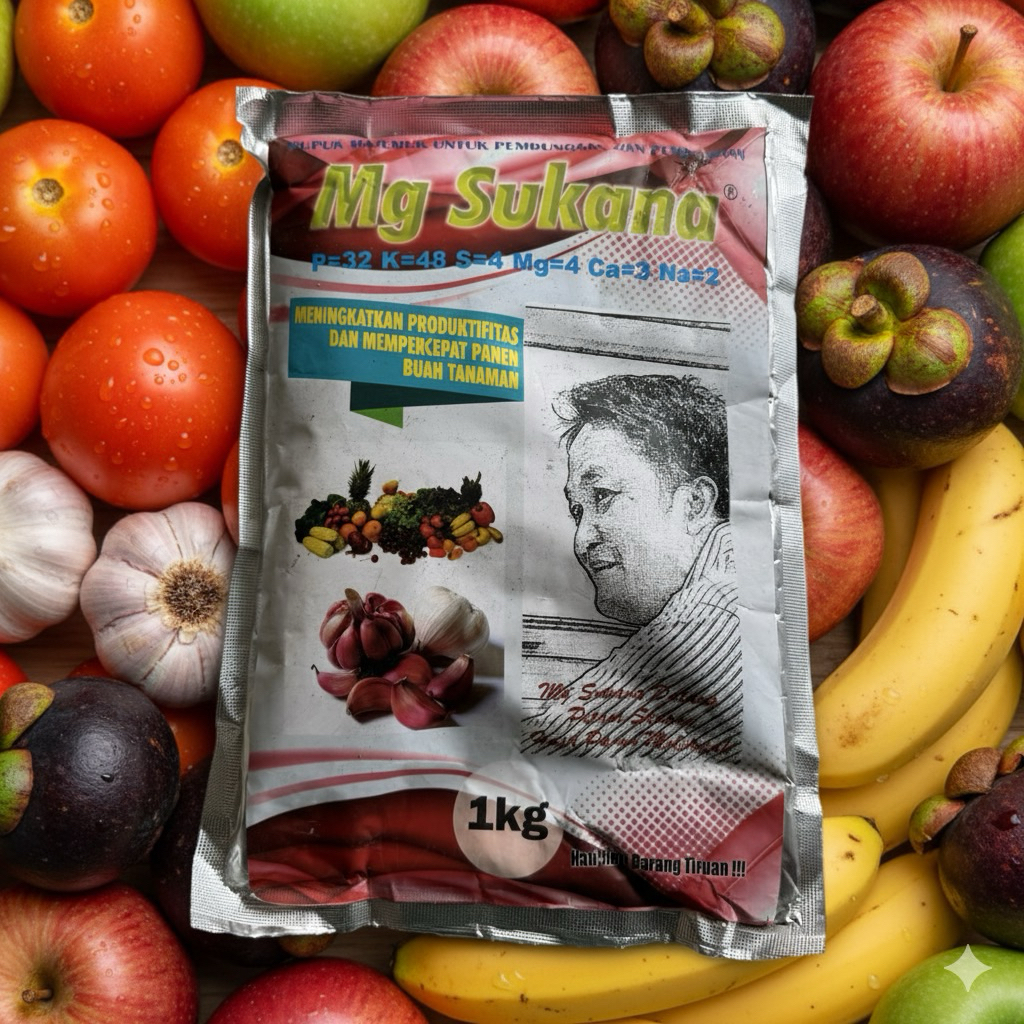 Pupuk majemuk untuk pembungaan dan pembuahan Mg Sukana 1 Kg