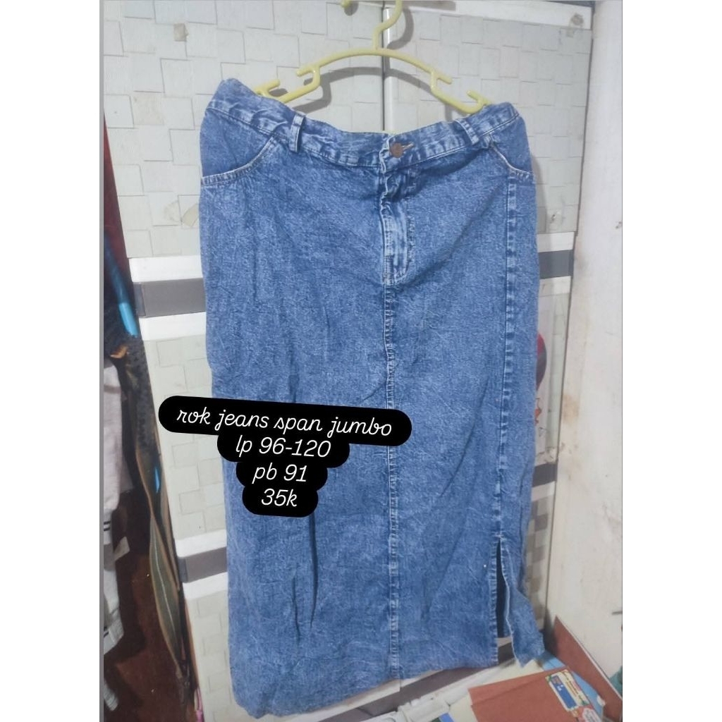 rok jeans span jumbo