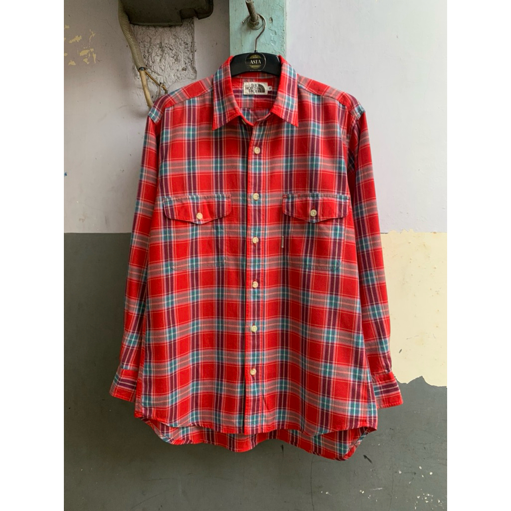 kemeja pria The/north/face lengan panjang size M