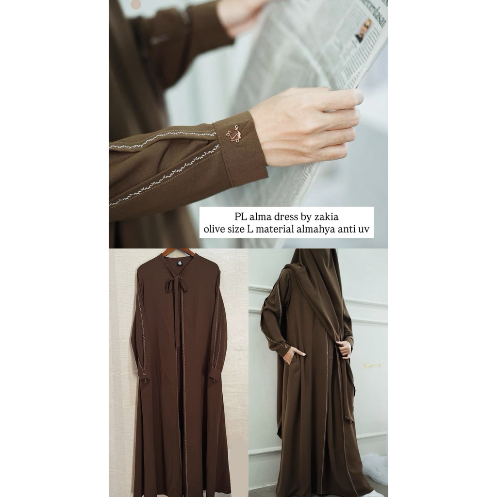 PL alma zakia set fk instan warna olive