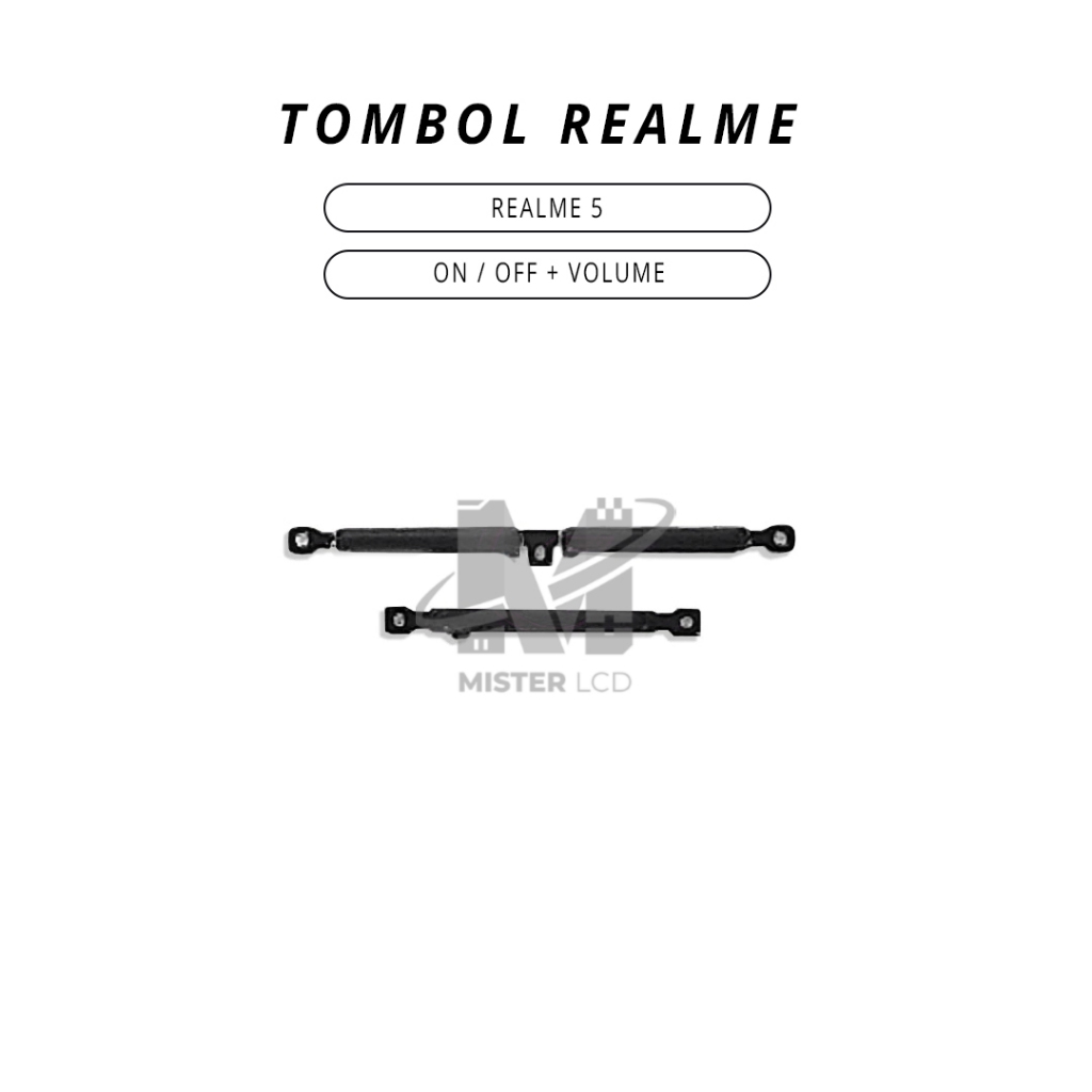 TOMBOL REALME 5 ON / OFF + VOLUME