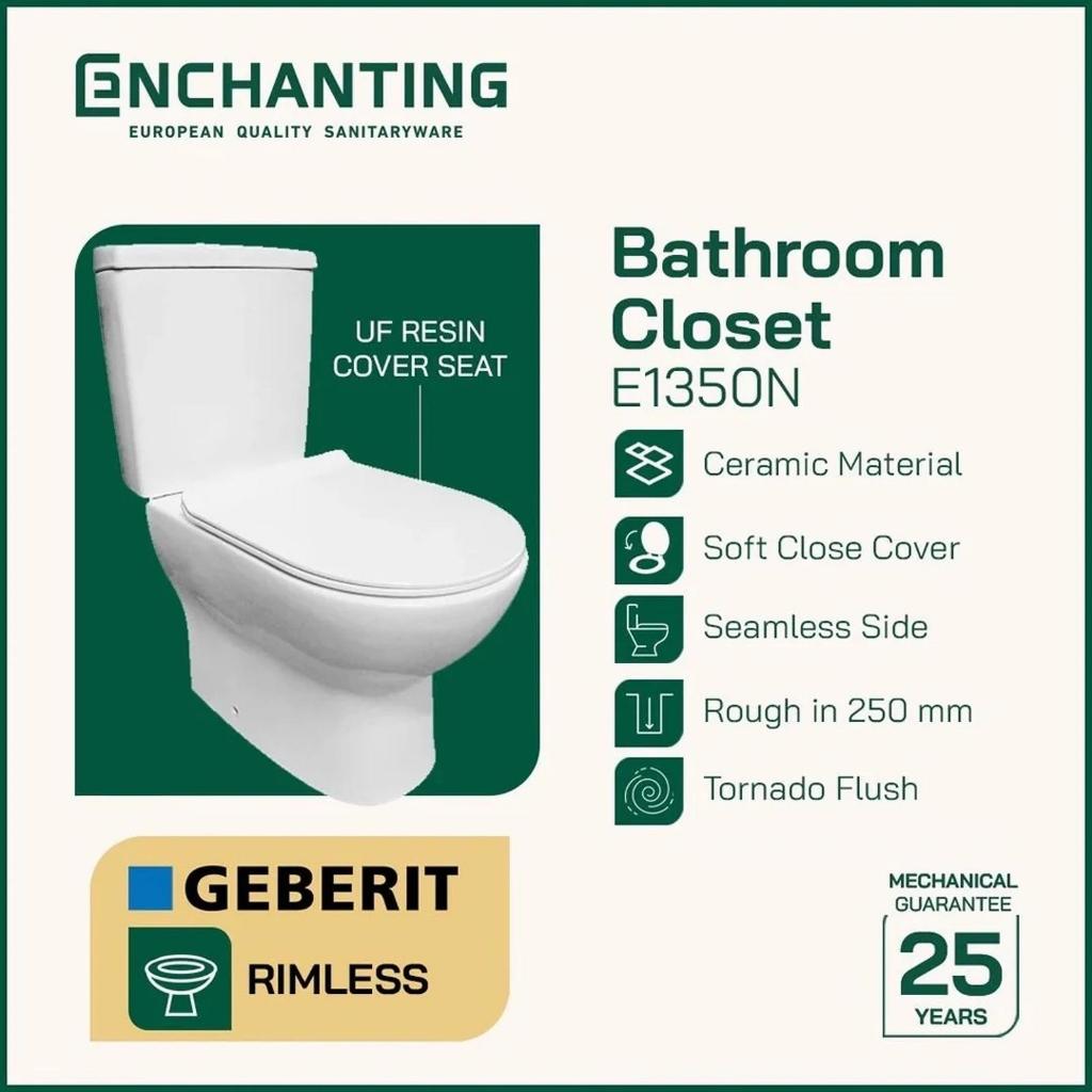 Toilet/ Kloset Duduk Europe Enchanting E1350