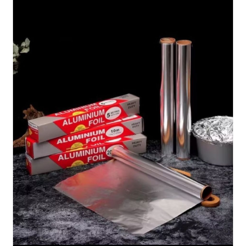KERTAS PANGGANG ALUMUNIUM FOIL ROLL 30 CM X 10 METER FOOD GRADE/ALUMUNIUM FOIL