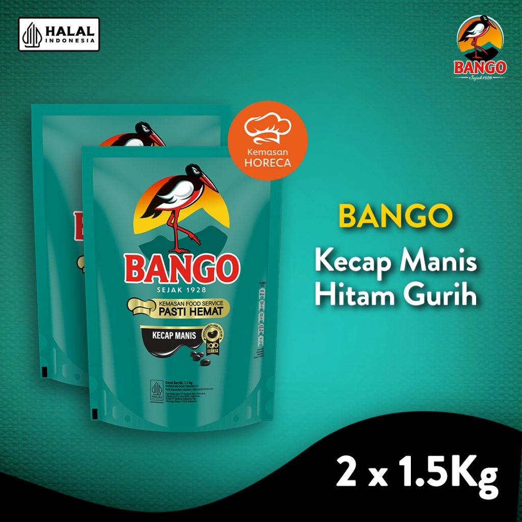 Bango Kecap Manis Pouch 1.5Kg Twinpack