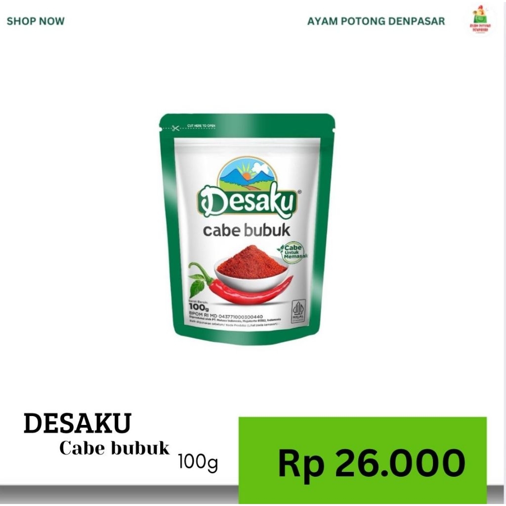 Desaku cabe bubuk