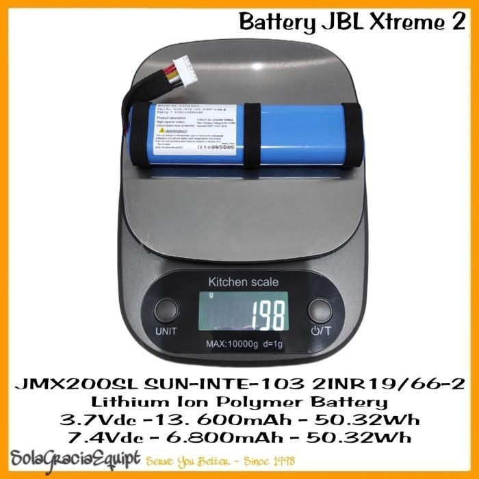Batre / Baterai / Battery JBL Xtreme 2 / Extreme 2 - 7.4Vdc 6.800mAh
