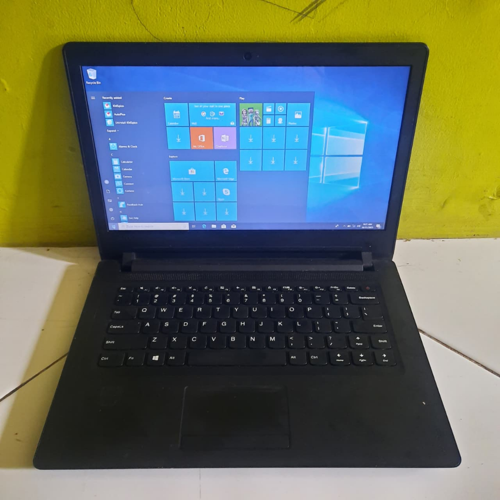 LAPTOP LENOVO IDEAPAD 110 14IBR INTEL CELERON N3060 RAM 4GB HDD 500GB SECOND 110-14IBR