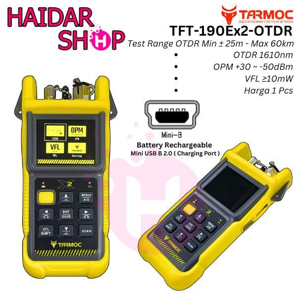 Tarmoc TFT-190E-OTDR | OTDR 1550nm ,OPM,VFL