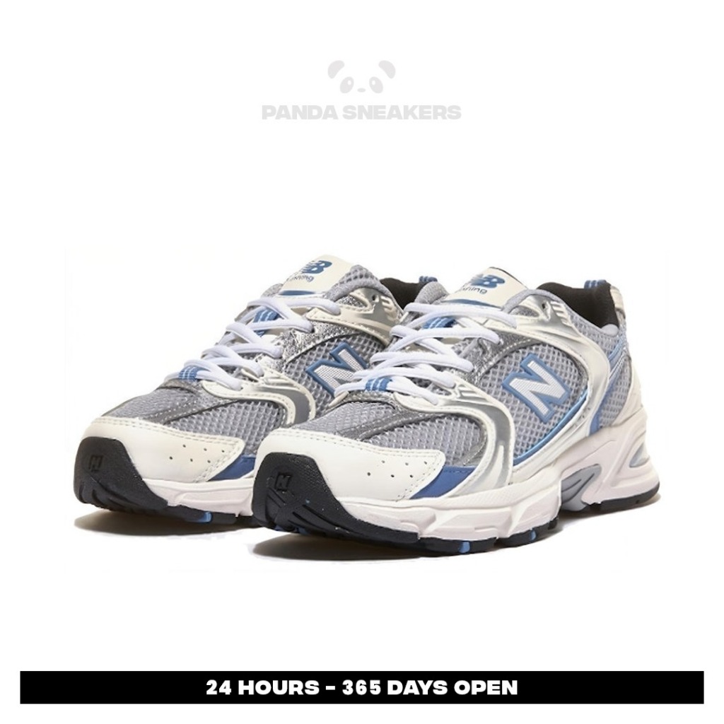 Sepatu New Balance NB 530 Steel Blue Grey White Blue Casual Gym Olahraga Joging Pria Wanita Sport