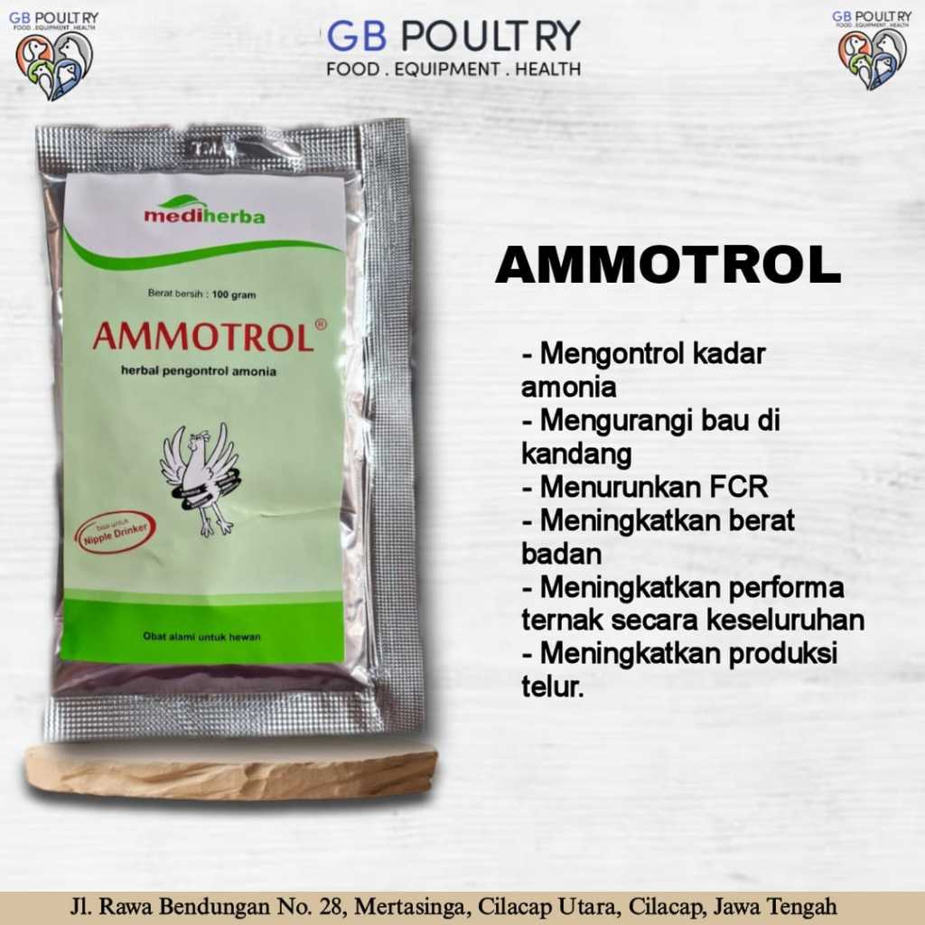 AMMOTROL 100 gr Medion Obat Ayam