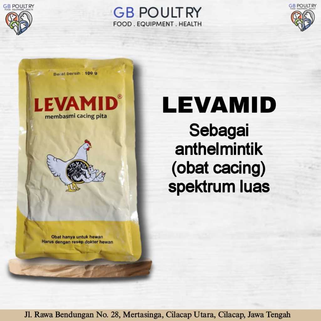 Levamid 100 G Medion Obat Cacing Ayam