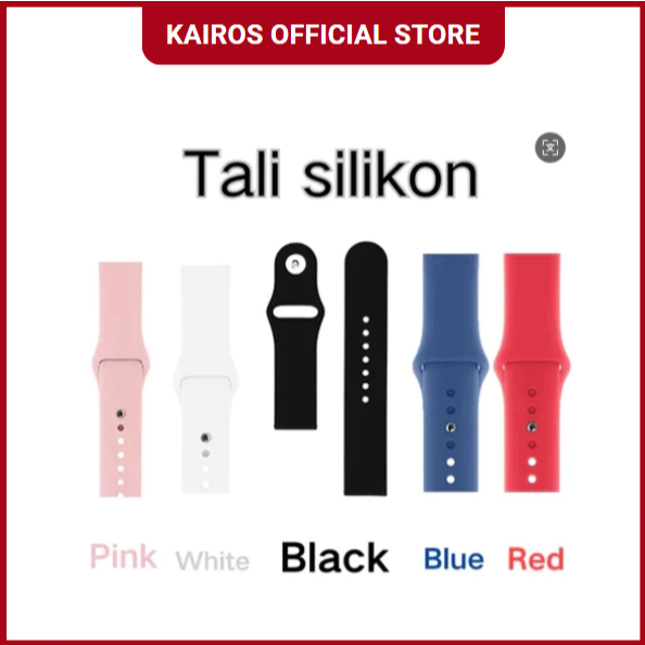 Kairos SmartWatch Strap 2.2 inci HD AMOLED Display GPS NFC Bluetooth iphone Call Waterproof Smartwat