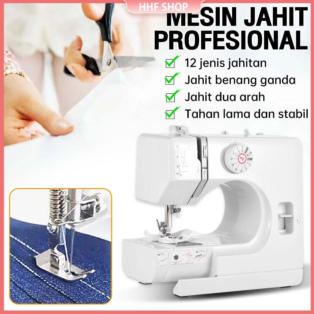 Mesin Jahit SINGER  LED Portable Mini Multifungsi 12 Jahitan Mesin JahitMesin Listrik