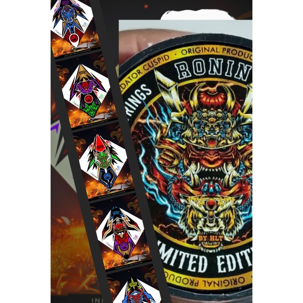 Gelasan Matot Ronin Size 0.21 1000 yard dan Layangan Sukhoi Super Predators Cuspid Size 56 by Hobi L