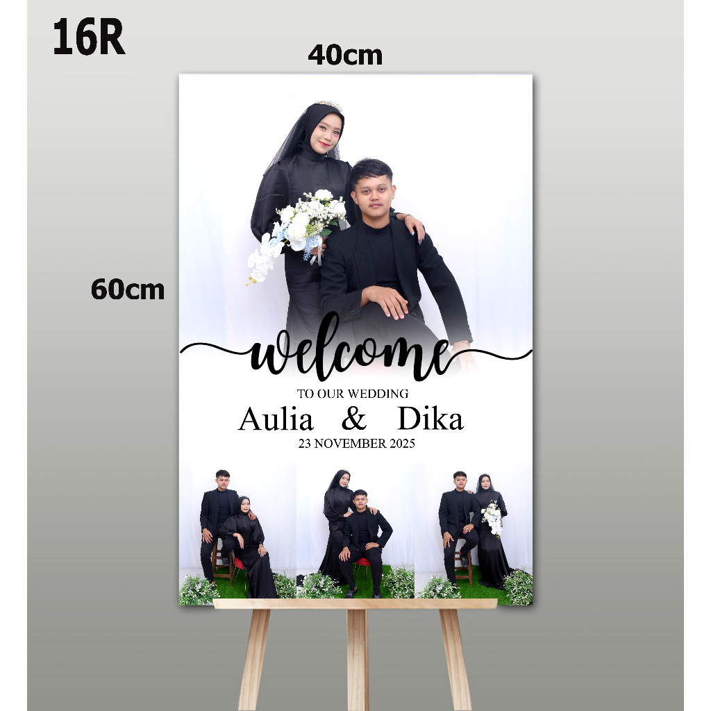CETAK FOTO 16R 40X60 CM + BINGKAI MDF , 14R 30x45cm Cetak Foto Custom , Cetak Foto Bingkai ,Cetak fo