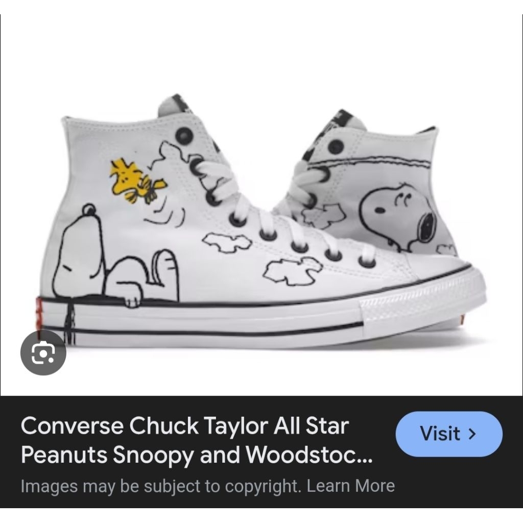 PRELOVED CONVERSE CHUCK TAYLOR ALL STAR PEANUTS ORI SHOES KIDS BOY GIRL / SEPATU ANAK COWO CEWE