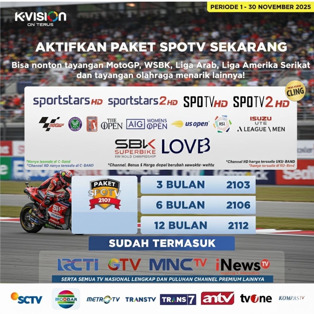 Paket SPOTV K VISION