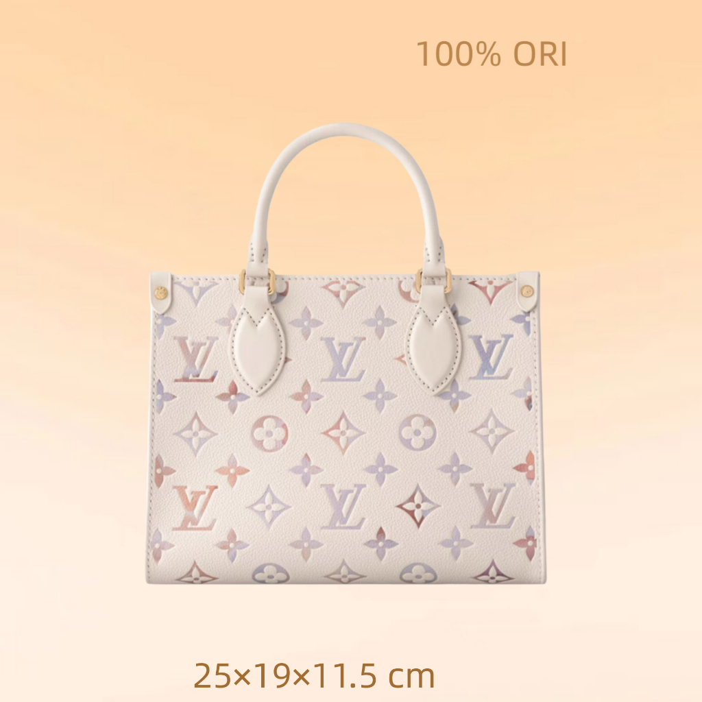 ONTHEGO  gradien ungu Bag Shoulder Handbag / Tas Selempang &Bahu Wanita/Tas jinjing berkapasitas bes