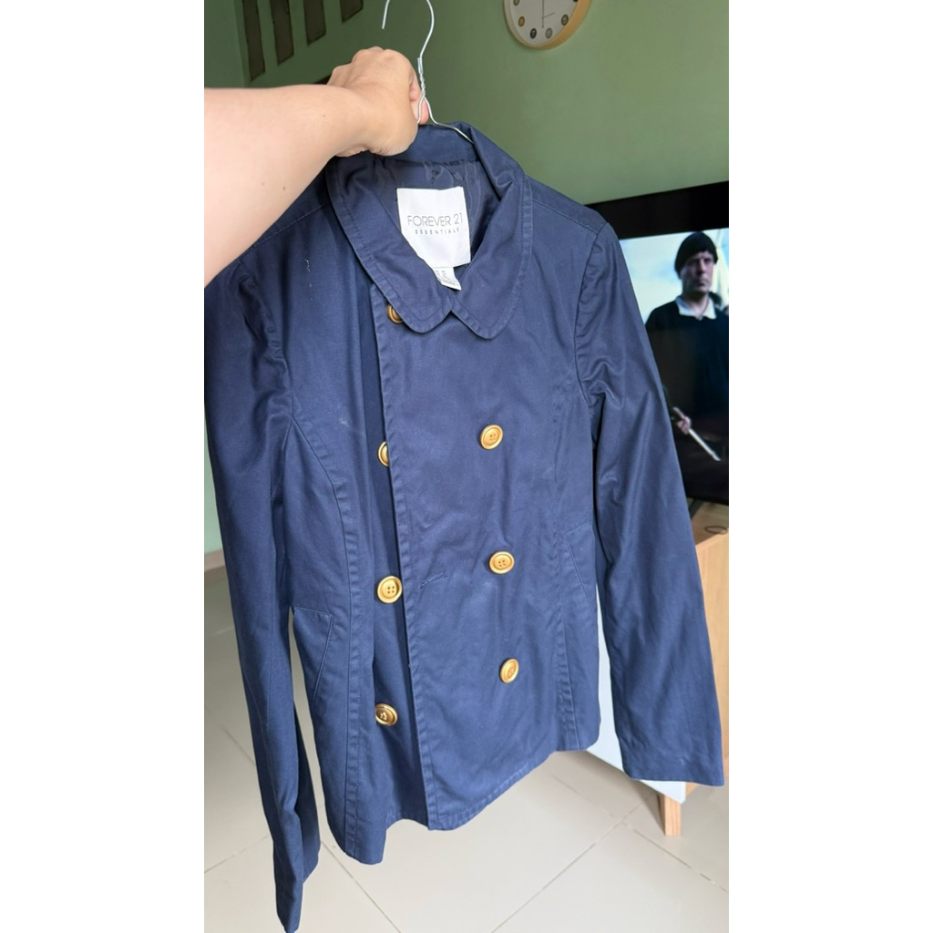 preloved. blazer F21 navy