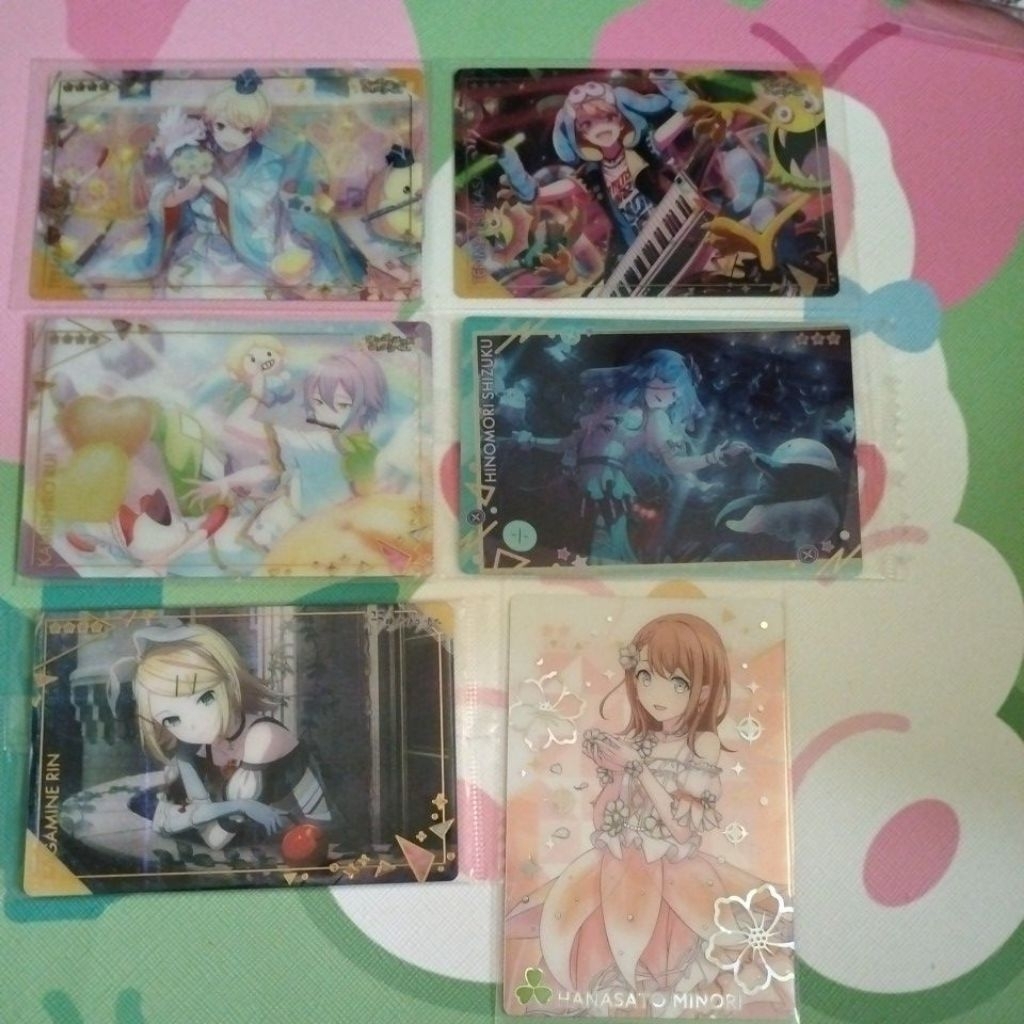 misc wafer cards || project sekai official merch