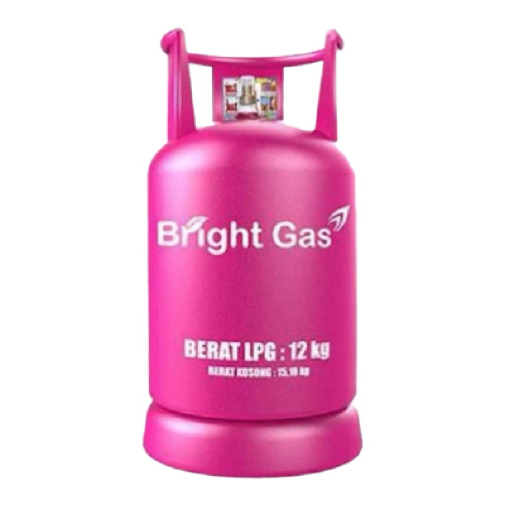 bright gas 12kg tabung + isi