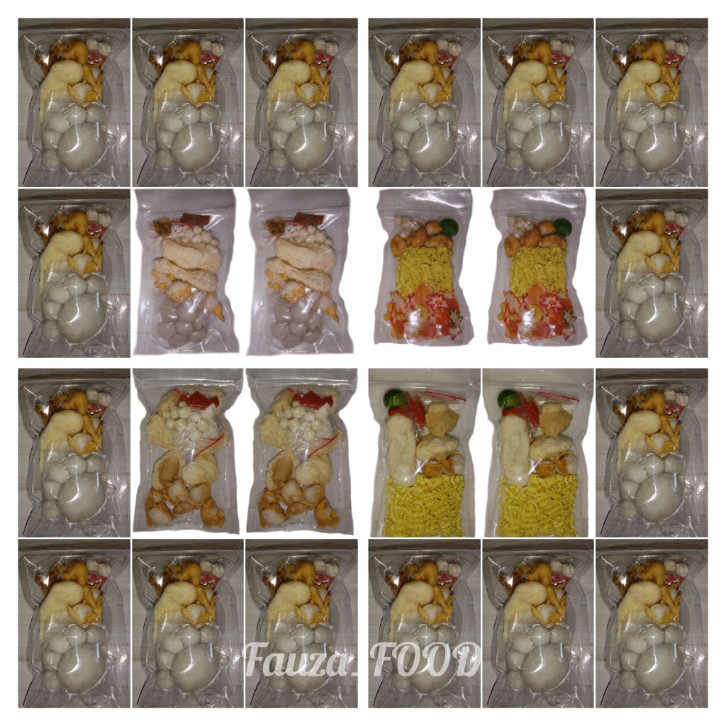 6 PCS BASO ACI AYAM SUIR,toping lengkap