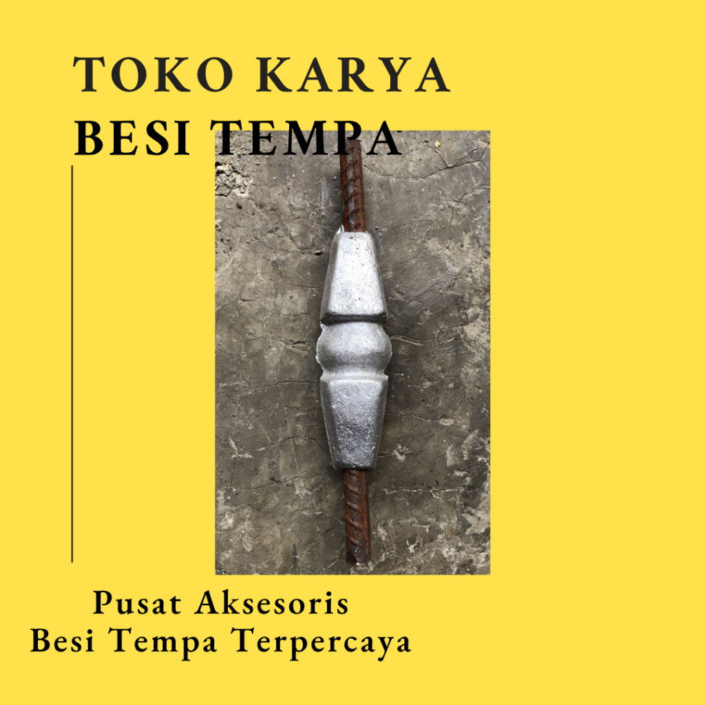 Ornamen Lampion Cor / Ornamen Besi Tempa / Ornamen Pagar Besi dan Tralis / Aksesoris Besi Tempa / Or