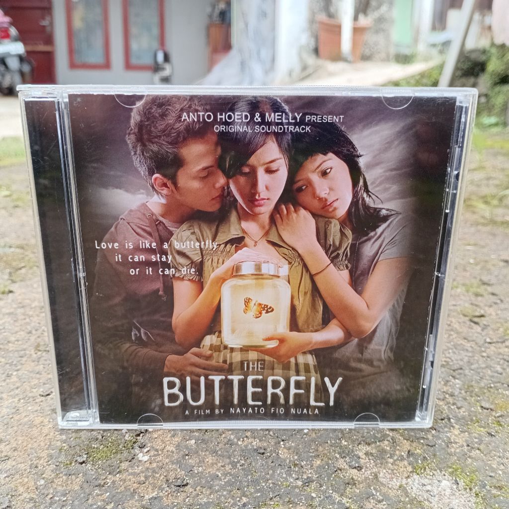 CD Ost The Butterfly Melly Goeslaw & Anto Hoed (2007) Original Aquarius Musikindo Mulus
