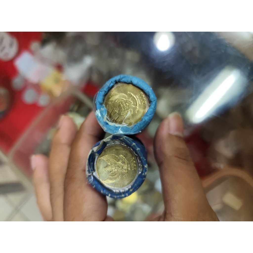 Roll Koin 1000 mahar nikah kelapa sawit gress