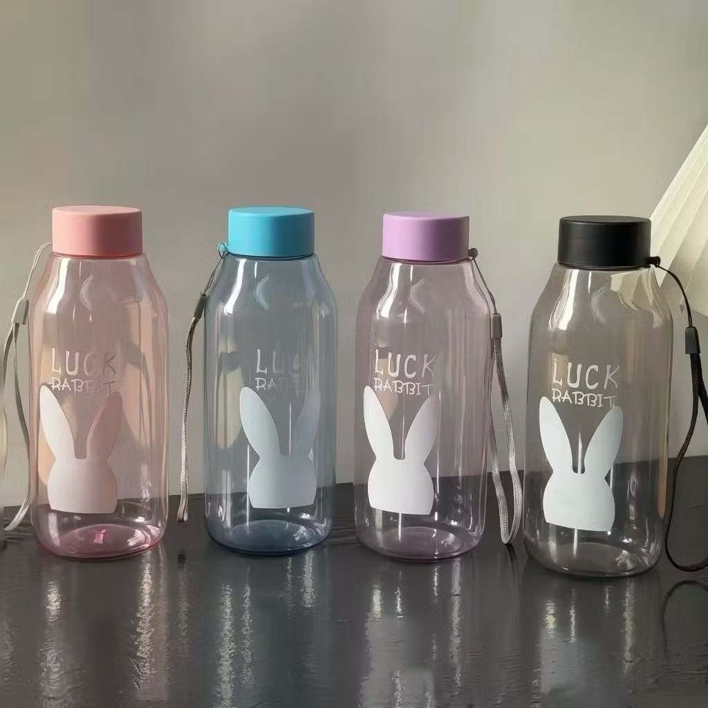 NEW BOTOL MINUM PLASTIK - LUCK RABBIT 500ML