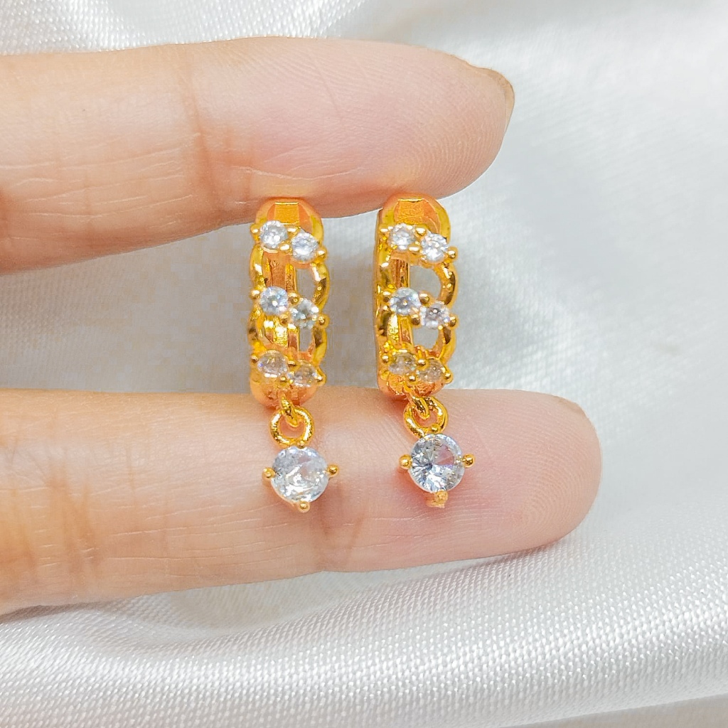 COD Anting Titanium Anti Karat Korea Tusuk Anting Korea Stainless Wanita Grosir earrings