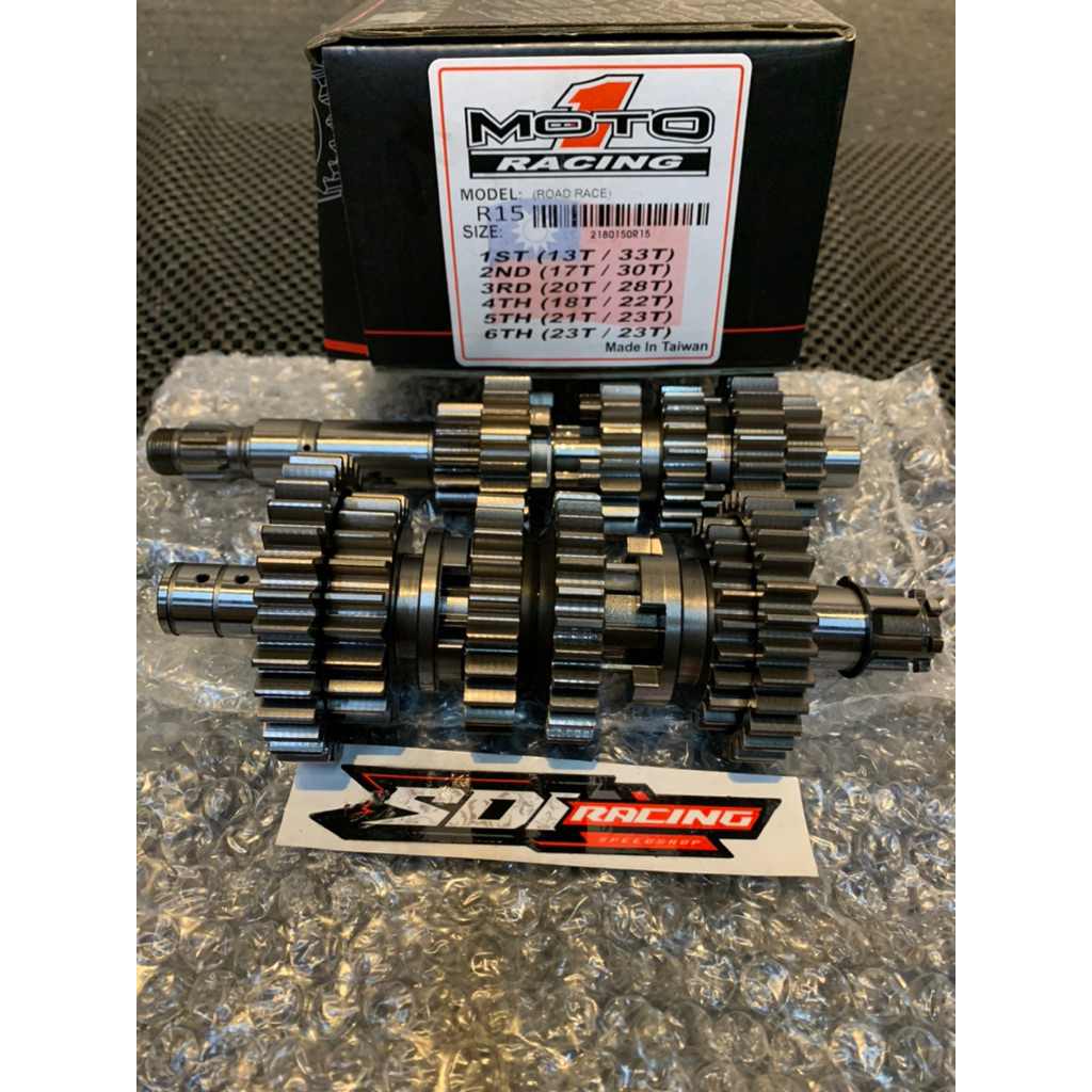 GEAR BOX RASIO R15 MX KING 6 SPEED MOTO1 RACING