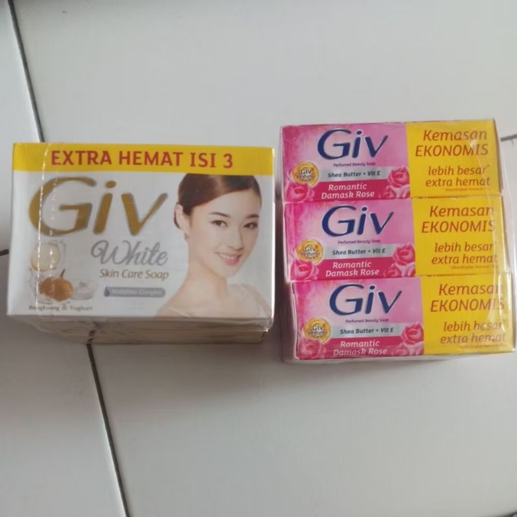 GIV SABUN BATANG BANDED ISI 3