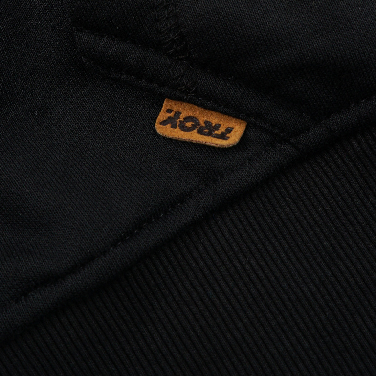Troy Company Hoodie Boxy Double Slider Zip Black Melted Skul - Hoodie Zipper Hitam ZDSH 3382