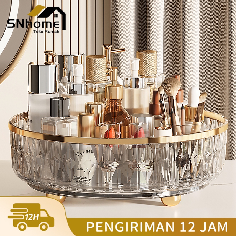 [COD] Rak Kosmetik Aesthetic Tempat Make Up Aesthetic Tray Minum kosmetik tempat kosmetik rak parfum