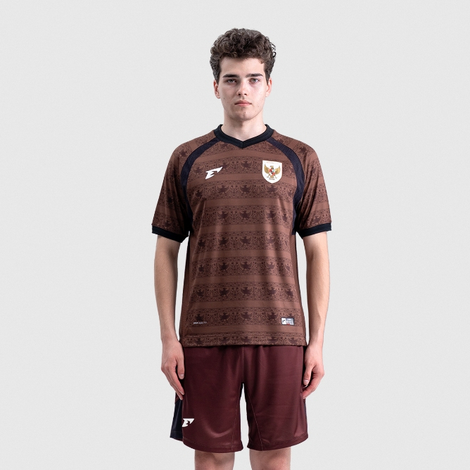 Erspo Timnas 2025 Jersey Player Issue Goalkeeper Away SS Men Brown