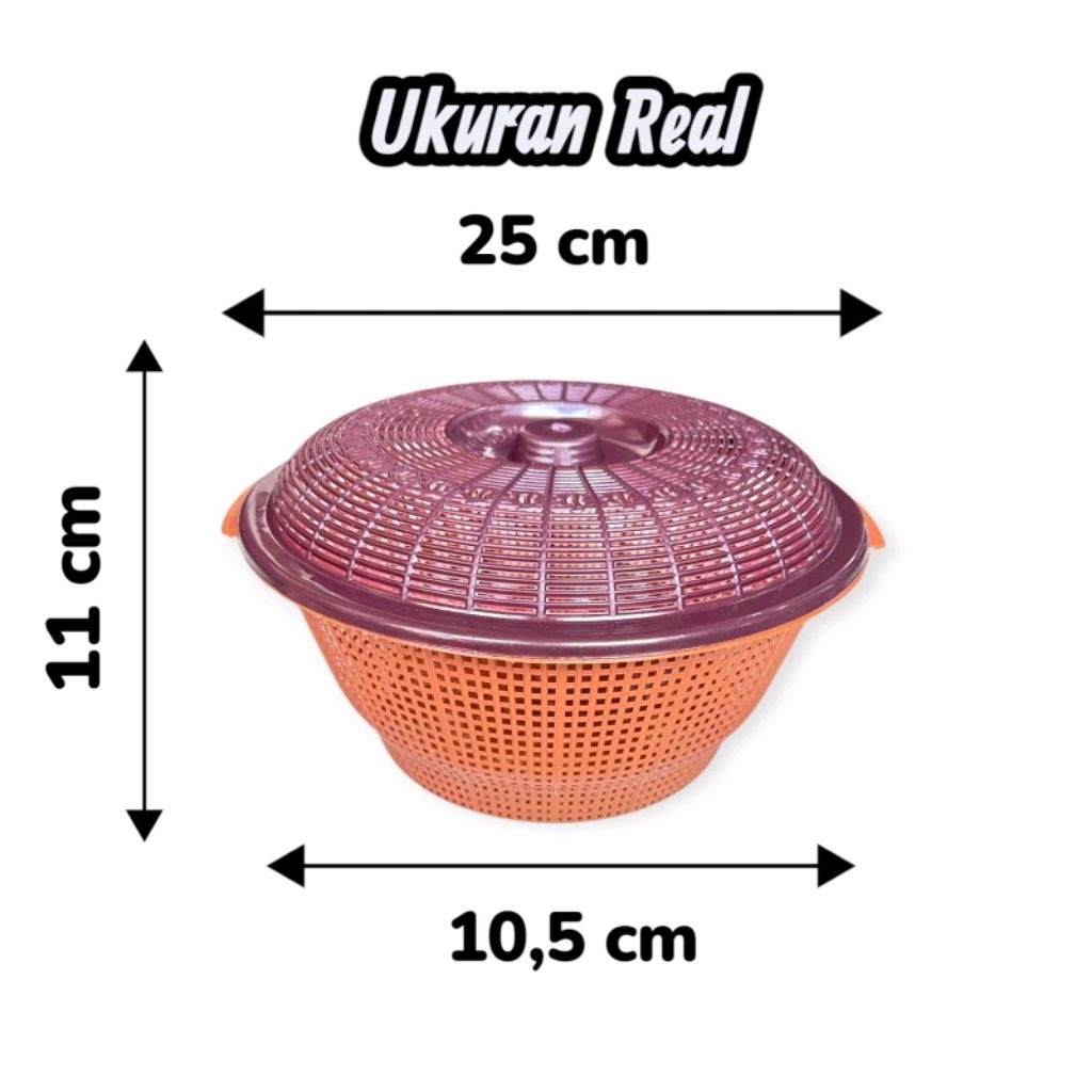 WAKUL NASI TUTUP HAJATAN COKLAT