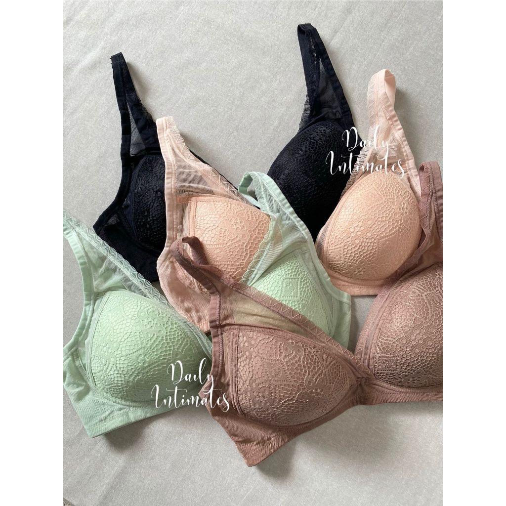Bra Playtex Wirefree | No Kawat | Warna Pastel | Bra Harian