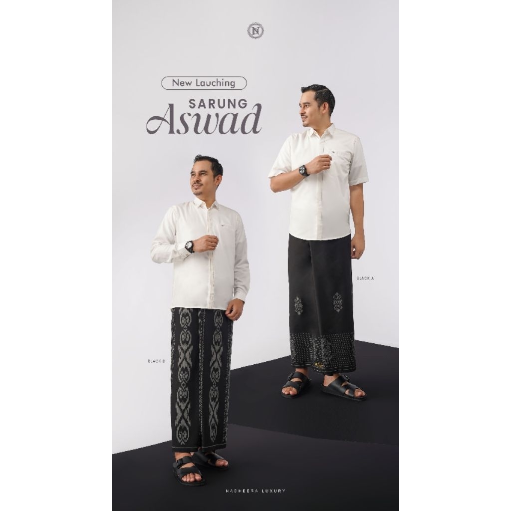 ASWAD SARUNG ORI TERBARU BY NADHEERA