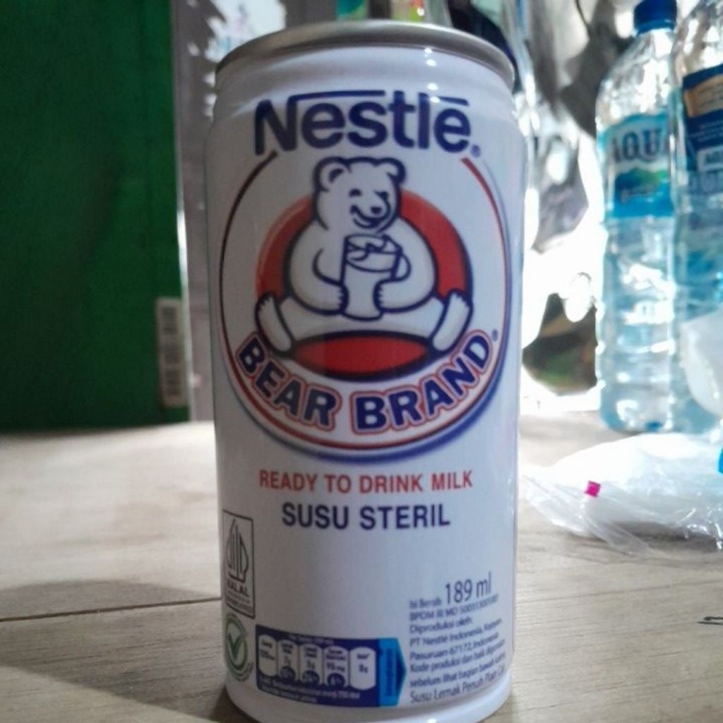 susu beruang kaleng 189 ml susu cair susu beruang