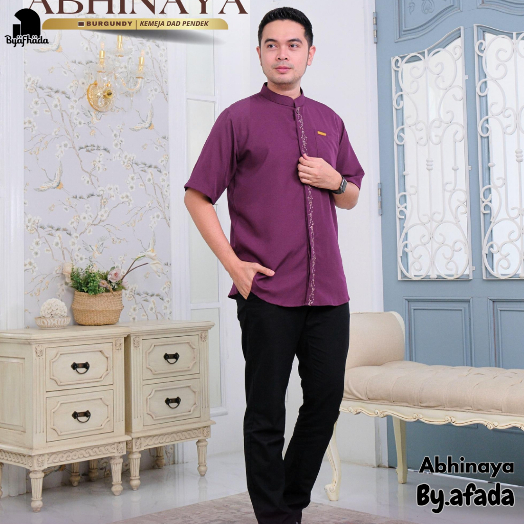 Afhadahijrah - Koko Sarimbit Keluarga Abhinaya Bordir Family Terbaru