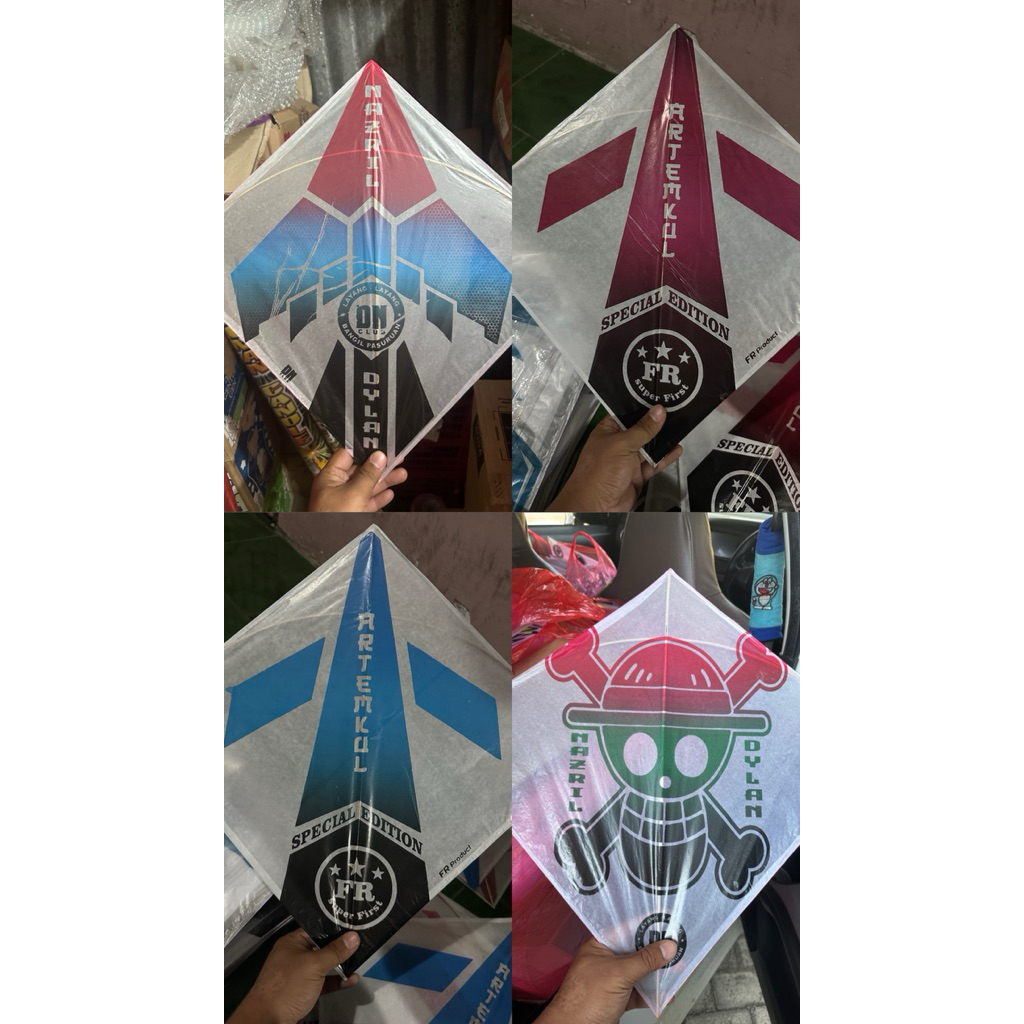 isi 50 pcs Layangan Sukhoi Standart